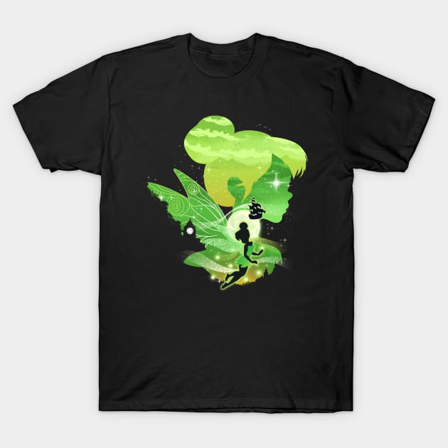 Tink Landscape T-Shirt by DANDINGEROZZ